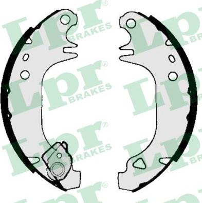 LPR 04960 - Brake Shoe Set autospares.lv