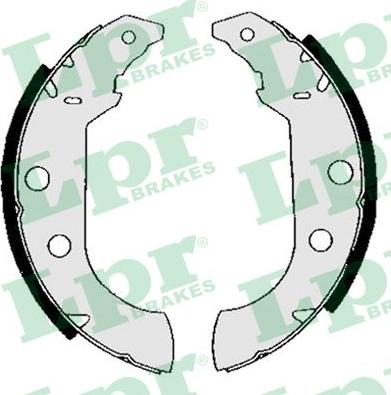 LPR 04980 - Brake Shoe Set autospares.lv