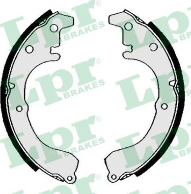 LPR 04560 - Brake Shoe Set autospares.lv