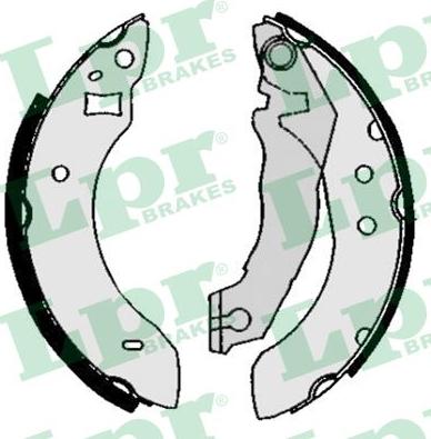 LPR 04600 - Brake Shoe Set autospares.lv