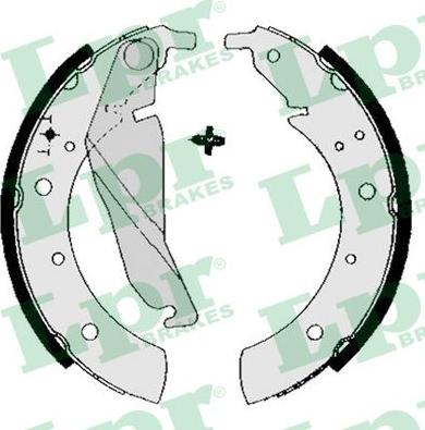 LPR 04680 - Brake Shoe Set autospares.lv