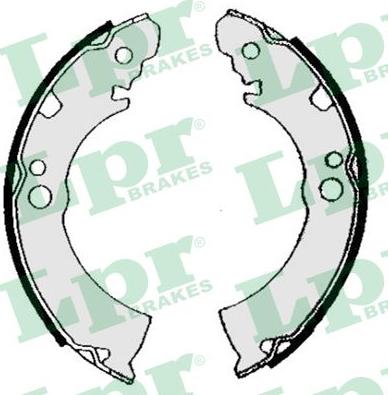 LPR 04630 - Brake Shoe Set autospares.lv