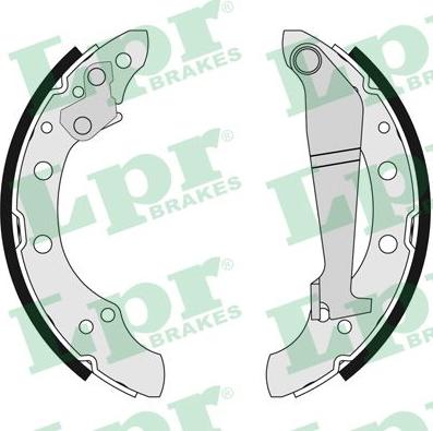 LPR 04100 - Brake Shoe Set autospares.lv