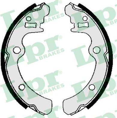 LPR 04890 - Brake Shoe Set autospares.lv