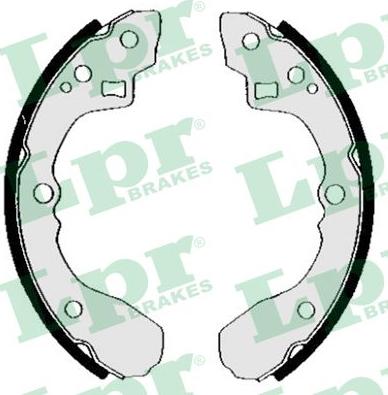 LPR 04840 - Brake Shoe Set autospares.lv