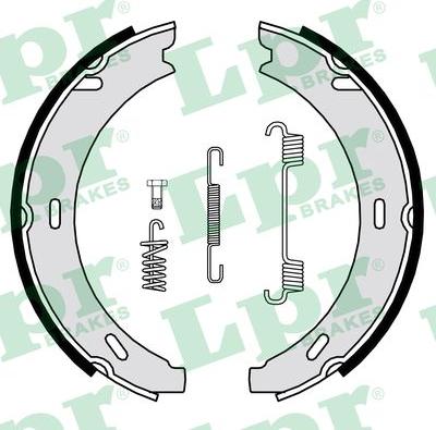 LPR 04729 - Brake Shoe Set, parking brake autospares.lv