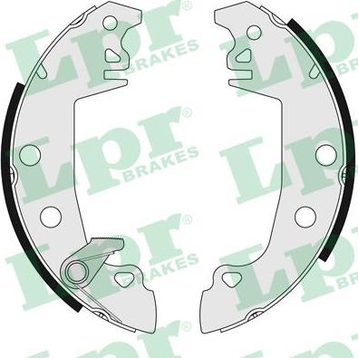 LPR 05930 - Brake Shoe Set autospares.lv