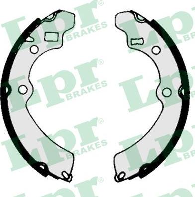 LPR 05920 - Brake Shoe Set autospares.lv