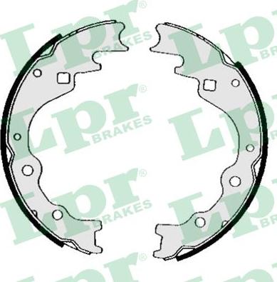 LPR 05450 - Brake Shoe Set autospares.lv