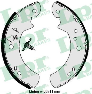 LPR 05060 - Brake Shoe Set autospares.lv