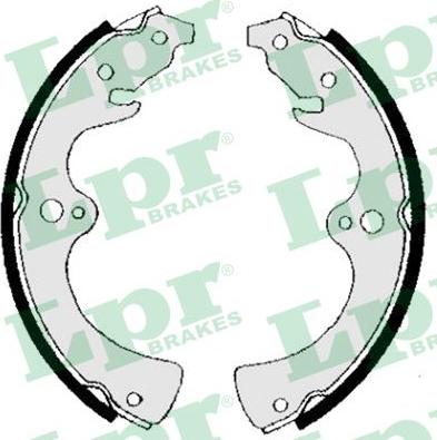 LPR 05310 - Brake Shoe Set autospares.lv