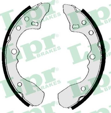 LPR 05320 - Brake Shoe Set autospares.lv