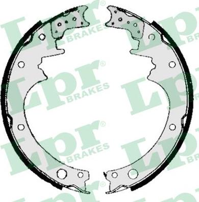 LPR 05200 - Brake Shoe Set autospares.lv