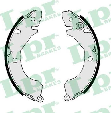 LPR 05220 - Brake Shoe Set autospares.lv