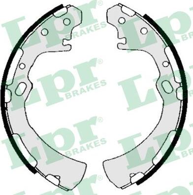 LPR 05700 - Brake Shoe Set autospares.lv