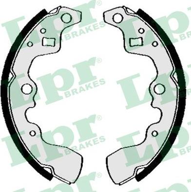 LPR 05720 - Brake Shoe Set autospares.lv