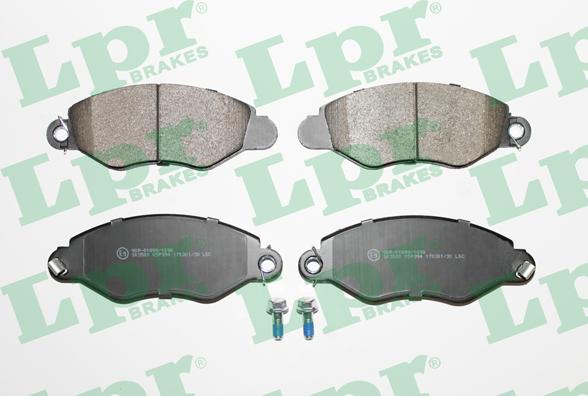LPR 05P994 - Brake Pad Set, disc brake autospares.lv