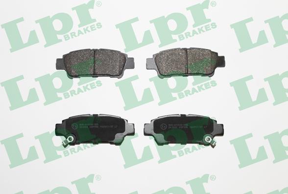 LPR 05P996 - Brake Pad Set, disc brake autospares.lv