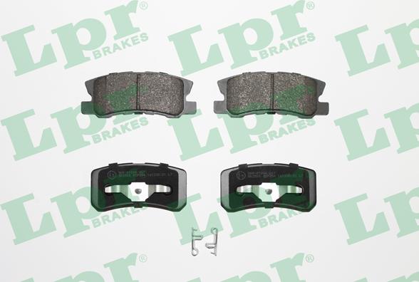 LPR 05P954 - Brake Pad Set, disc brake autospares.lv