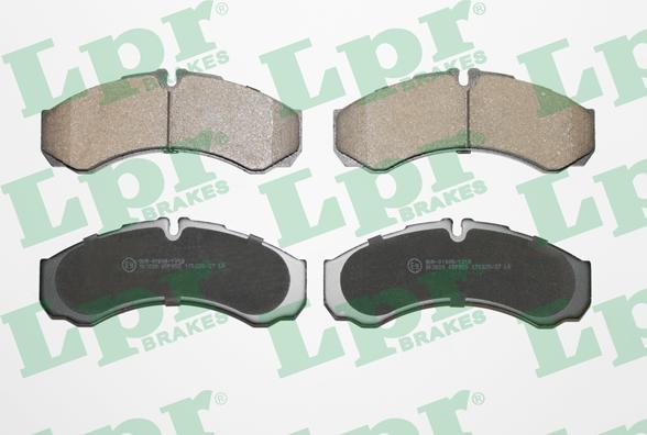 LPR 05P955 - Brake Pad Set, disc brake autospares.lv