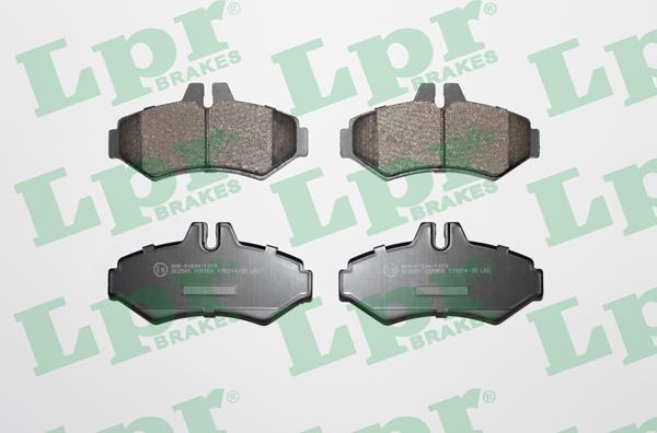 LPR 05P956 - Brake Pad Set, disc brake autospares.lv