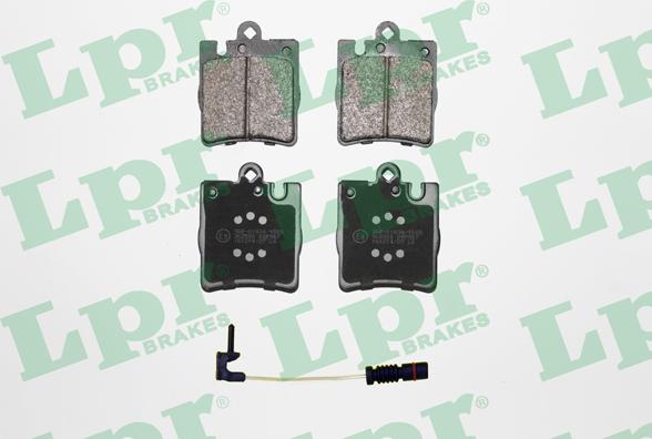 LPR 05P957A - Brake Pad Set, disc brake autospares.lv