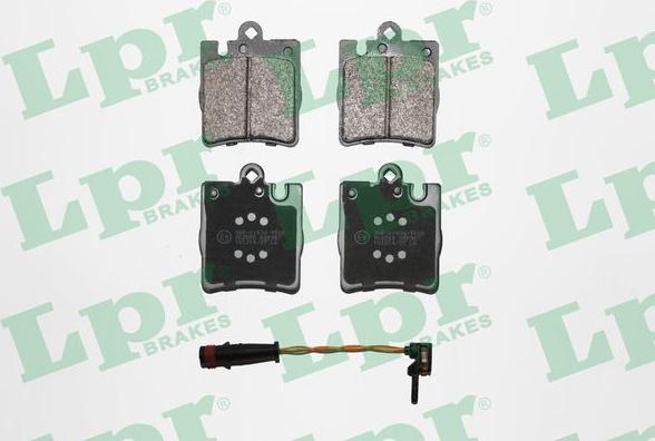 LPR 05P957B - Brake Pad Set, disc brake autospares.lv