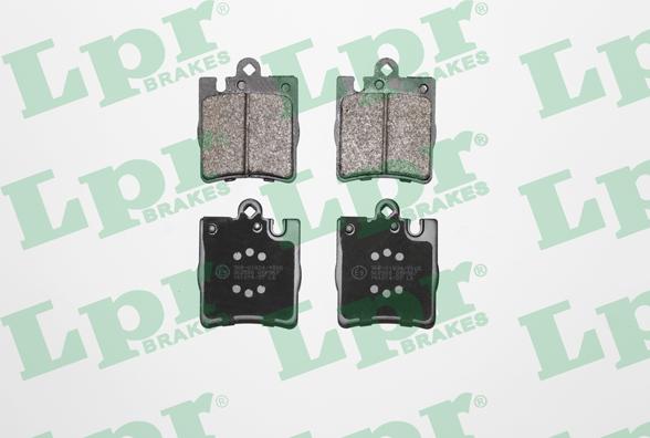 LPR 05P957 - Brake Pad Set, disc brake autospares.lv