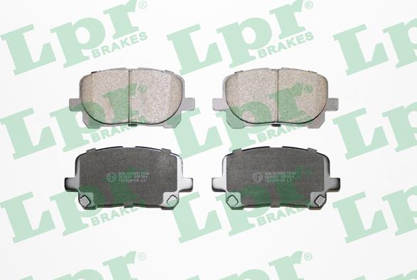 LPR 05P904 - Brake Pad Set, disc brake autospares.lv