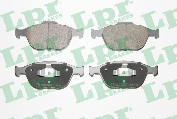 LPR 05P906 - Brake Pad Set, disc brake autospares.lv