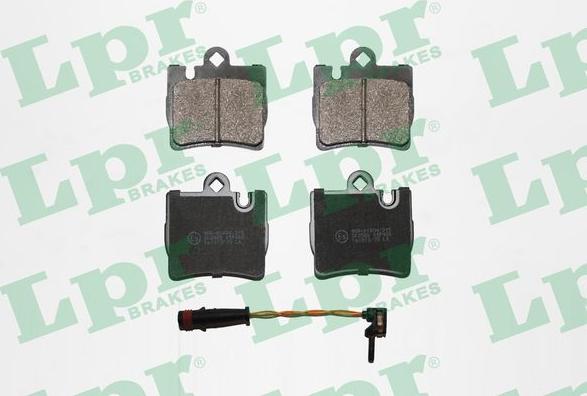 LPR 05P900A - Brake Pad Set, disc brake autospares.lv