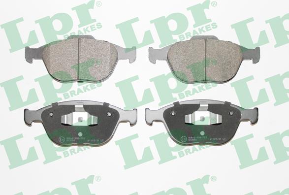 LPR 05P913 - Brake Pad Set, disc brake autospares.lv