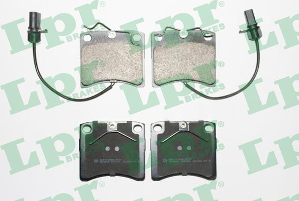 LPR 05P984 - Brake Pad Set, disc brake autospares.lv