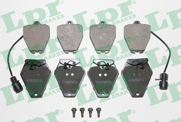 LPR 05P981 - Brake Pad Set, disc brake autospares.lv