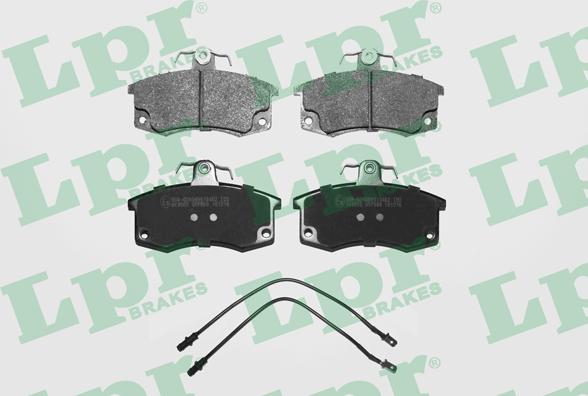 LPR 05P988 - Brake Pad Set, disc brake autospares.lv