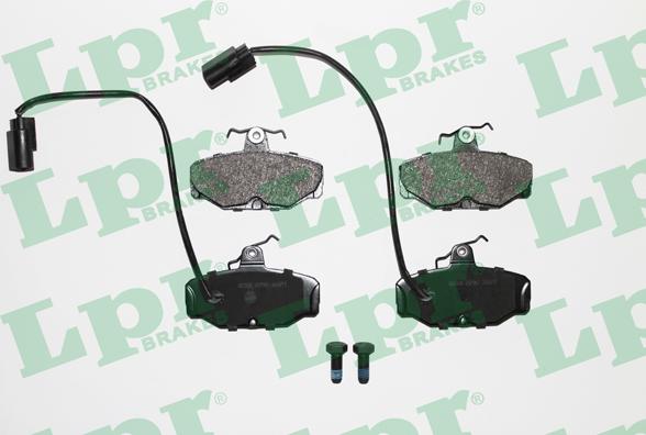 LPR 05P987 - Brake Pad Set, disc brake autospares.lv