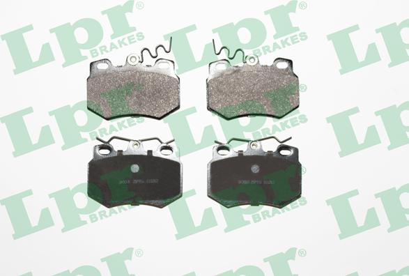 LPR 05P931 - Brake Pad Set, disc brake autospares.lv