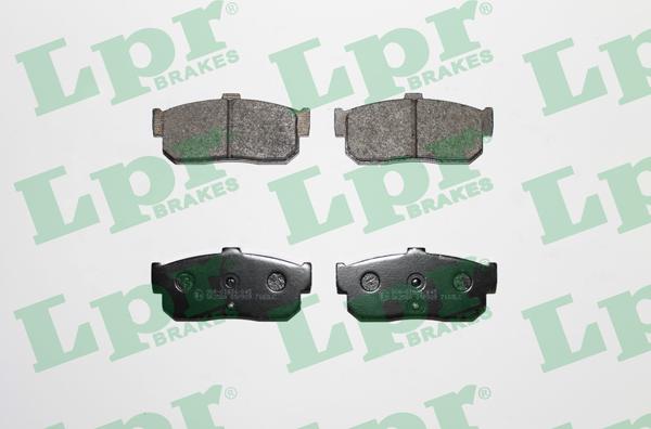 LPR 05P929 - Brake Pad Set, disc brake autospares.lv