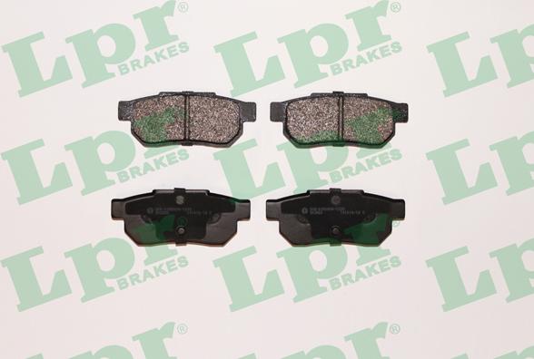 LPR 05P928 - Brake Pad Set, disc brake autospares.lv