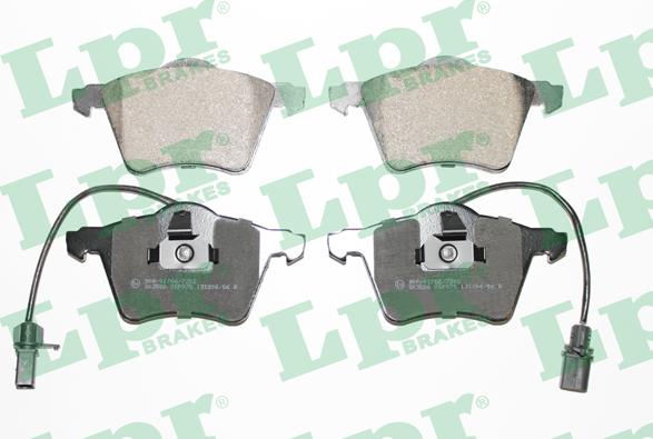 LPR 05P975 - Brake Pad Set, disc brake autospares.lv