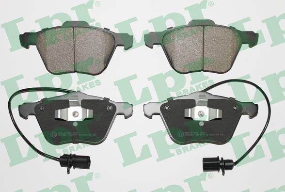 LPR 05P971 - Brake Pad Set, disc brake autospares.lv