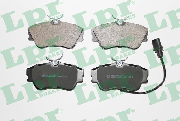 LPR 05P977 - Brake Pad Set, disc brake autospares.lv