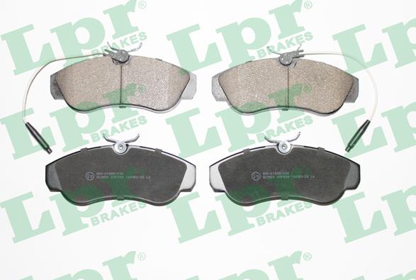 LPR 05P494 - Brake Pad Set, disc brake autospares.lv