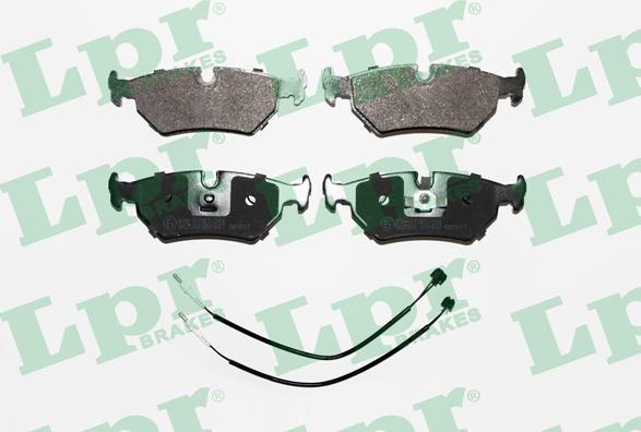 LPR 05P497 - Brake Pad Set, disc brake autospares.lv