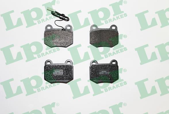 LPR 05P441 - Brake Pad Set, disc brake autospares.lv