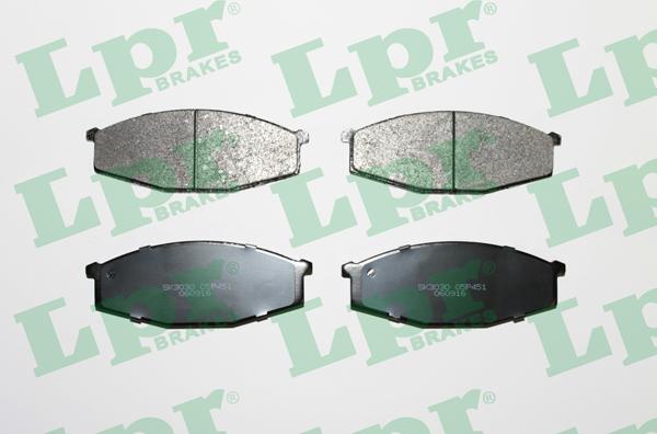 LPR 05P451 - Brake Pad Set, disc brake autospares.lv