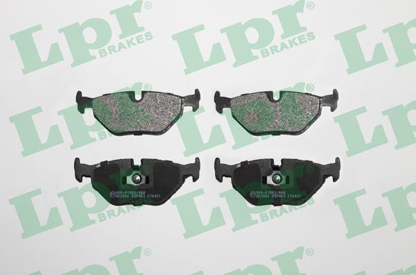 LPR 05P463 - Brake Pad Set, disc brake autospares.lv