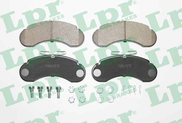 LPR 05P415 - Brake Pad Set, disc brake autospares.lv