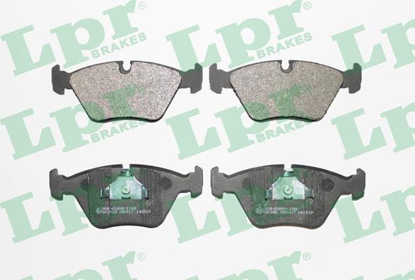 LPR 05P417 - Brake Pad Set, disc brake autospares.lv