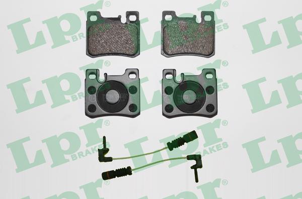 LPR 05P485A - Brake Pad Set, disc brake autospares.lv